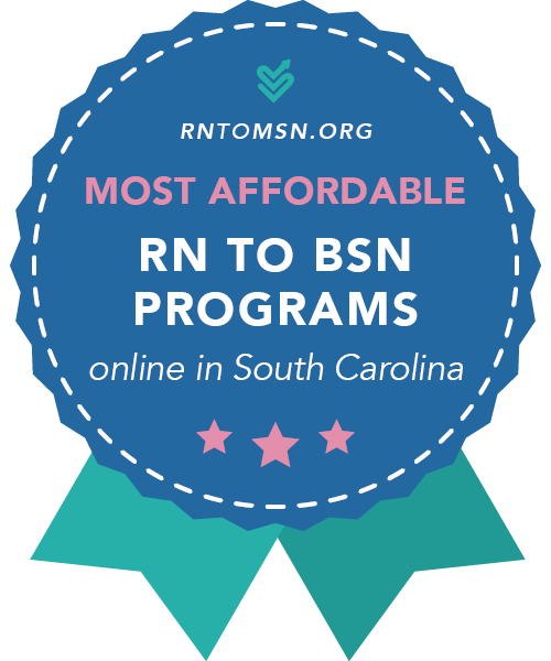 Most affordable RN to BSN programs badge